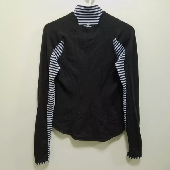 2 Lululemon In Stride Blue Cornflower Striped Sweater Set Bundle Small Size 6 - Picture 16 of 16